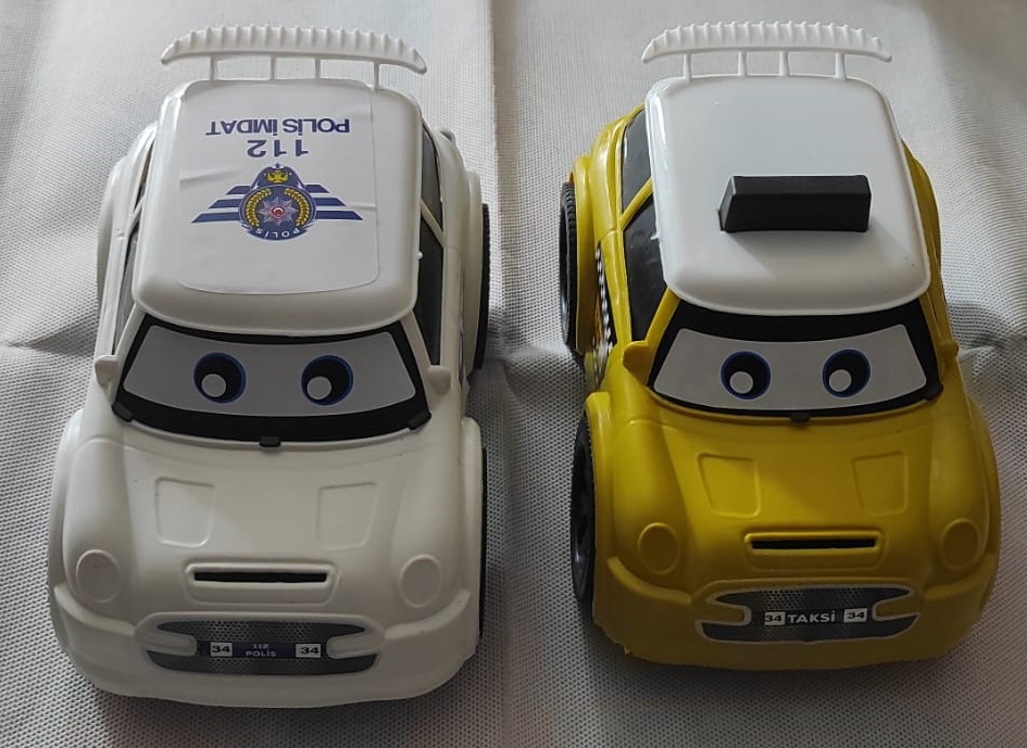 toptan oyuncak polis sarı taksi karışık ymn503